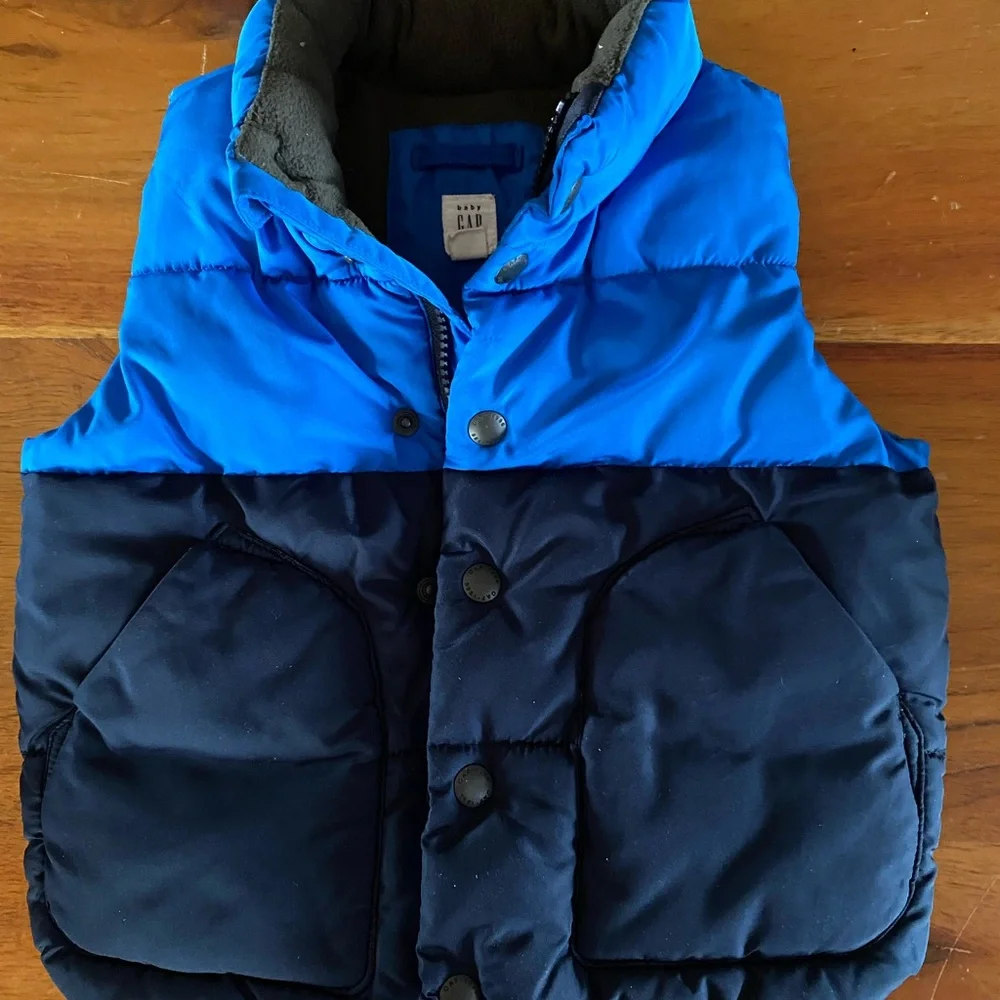 Baby GAP Royal light Blue‎ Toddler Vest size 3T